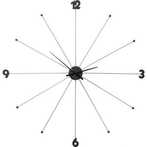 Kare Design Like Umbrella Wall Clock - 100cm, Black, Aluminum Kare Design Like Umbrella Wall Clock - 100cm, Black, Aluminum