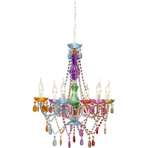 KARE Design Rainbow Pendant Light - 6 E14 Bulbs KARE Design Rainbow Pendant Light - 6 E14 Bulbs
