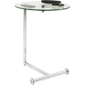 KARE Design Easy Living Transparent Silver Side Table - Side Table KARE Design Easy Living Transparent Silver Side Table - Side Table