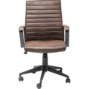 Chaise de bureau Kare Design - Look cuir vintage, réglable en hauteur, pivotante 360° - Publicité Chaise de bureau Kare Design - Look cuir vintage, réglable en hauteur, pivotante 360° - Publicité