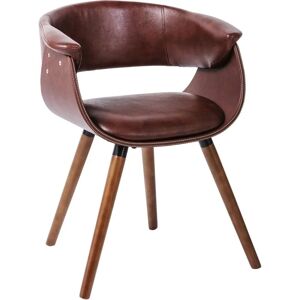 Chaise Vintage en Aspect de Cuir Kare Monaco - 72x58x47cm - Publicité Chaise Vintage en Aspect de Cuir Kare Monaco - 72x58x47cm - Publicité