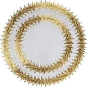 Kare Design Solare Gold Rundspiegel - Wandspiegel Kare Design Solare Gold Rundspiegel - Wandspiegel