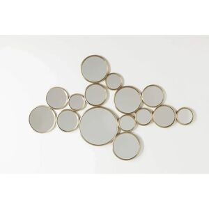 Kare Design Gold Messing Bubbles Spiegel - 138x93cm - Wandanlage Kare Design Gold Messing Bubbles Spiegel - 138x93cm - Wandanlage