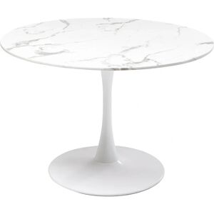 Kare Design White Marble Round Dining Table - 110cm Kare Design White Marble Round Dining Table - 110cm