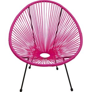 KARE - Acapulco - Pink - Polyethylene - Outdoor Chair KARE - Acapulco - Pink - Polyethylene - Outdoor Chair