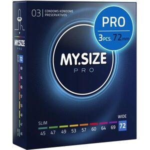 My Size Pro Condoms - 72mm - 3 pcs. My Size Pro Condoms - 72mm - 3 pcs.
