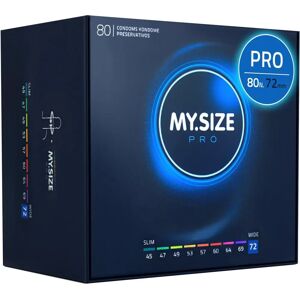 My Size Pro 72mm - Custom Fit Male Condoms - 80 pcs My Size Pro 72mm - Custom Fit Male Condoms - 80 pcs