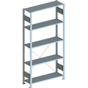 META Clip 100 S3 - 2500x1000x400 - 6 Böden - Regal META Clip 100 S3 - 2500x1000x400 - 6 Böden - Regal