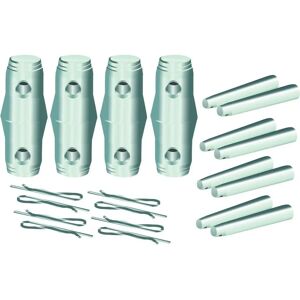 Alutruss Quadlock Sæt - Forbindere til Truss 50mm - Belysningstilbehør Alutruss Quadlock Sæt - Forbindere til Truss 50mm - Belysningstilbehør