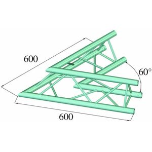 Alutruss DECOLOCK DQ3-PAC20 Aluminium 3-Punkt-Struktur - Lichttechnik 60° Alutruss DECOLOCK DQ3-PAC20 Aluminium 3-Punkt-Struktur - Lichttechnik 60°