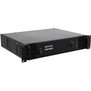 Amplificatore audio Omnitronic PAP-650 650W - Nero Amplificatore audio Omnitronic PAP-650 650W - Nero