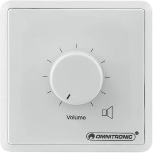 Omnitronic 80711001 Lautstärkeregler - Mono, 5 W, Wandmontage Omnitronic 80711001 Lautstärkeregler - Mono, 5 W, Wandmontage