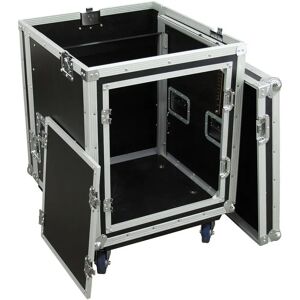 Roadinger Udstyrskuffert - 19" Rack, Sort, Sølv Roadinger Udstyrskuffert - 19" Rack, Sort, Sølv
