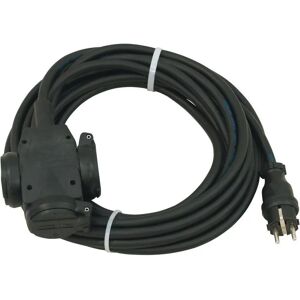 PSSO Verlängerungskabel - 10m, 3x2,5mm², Schwarz - Verlängerung für Veranstaltungstechnik PSSO Verlängerungskabel - 10m, 3x2,5mm², Schwarz - Verlängerung für Veranstaltungstechnik
