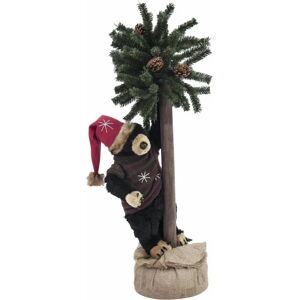 Ours de Noël EUROPALMS - 105cm Tronc naturel, Plastique, Intérieur & extérieur - Publicité Ours de Noël EUROPALMS - 105cm Tronc naturel, Plastique, Intérieur & extérieur - Publicité