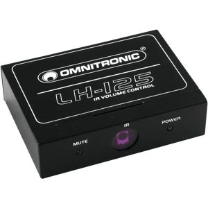 Regulator głośności IR OMNITRONIC LH-125 - Czarny - Urządzenie audio Regulator głośności IR OMNITRONIC LH-125 - Czarny - Urządzenie audio