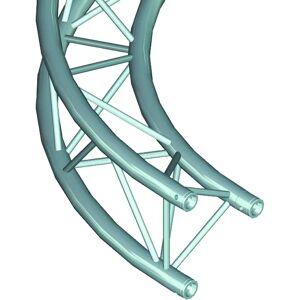 Alutruss 6082 Truss Triangle - Élément Circulaire 7m - 45° Alutruss 6082 Truss Triangle - Élément Circulaire 7m - 45°