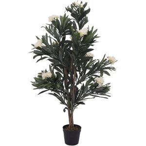 Europalms Oleandertre - Hvit, 120cm Kunstig Plante Europalms Oleandertre - Hvit, 120cm Kunstig Plante