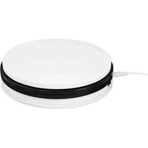 EUROPALMS Roterende plate 45cm opptil 50kg hvit - Dekorasjonstilbehør EUROPALMS Roterende plate 45cm opptil 50kg hvit - Dekorasjonstilbehør