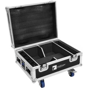 Roadinger Flightcase - 4x AKKU IP UP-4 - Sort - Flightcase Roadinger Flightcase - 4x AKKU IP UP-4 - Sort - Flightcase