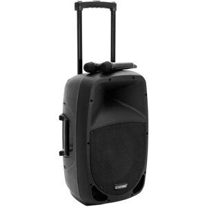 Omnitronic MES-15BT2 Trådløst PA-System - Bærbar 15" høyttaler med Bluetooth Omnitronic MES-15BT2 Trådløst PA-System - Bærbar 15" høyttaler med Bluetooth