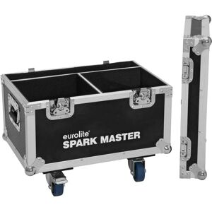 Roadinger Flightcase 2x Spark Master avec roulettes - Flightcase - Publicité Roadinger Flightcase 2x Spark Master avec roulettes - Flightcase - Publicité