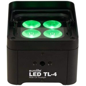 Eurolite LED TL-4 QCL RGB+UV Trusslight - Kompakt LED-spotlight Eurolite LED TL-4 QCL RGB+UV Trusslight - Kompakt LED-spotlight