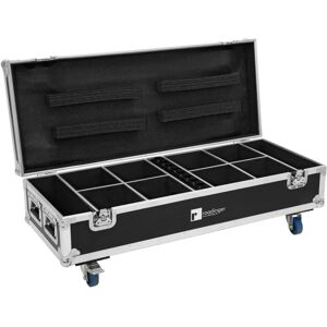 Roadinger Flightcase - 8x Akku UP-4 - QuickDMX - Opladningsfunktion - Audio Racks Roadinger Flightcase - 8x Akku UP-4 - QuickDMX - Opladningsfunktion - Audio Racks