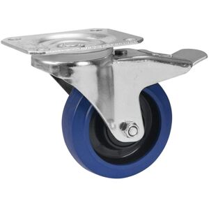 Roadinger Schwere Industrie-Rollen - Blau - 100mm Roadinger Schwere Industrie-Rollen - Blau - 100mm