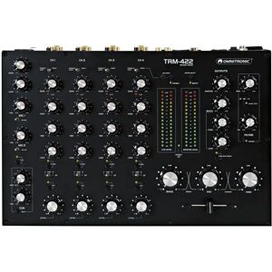 Omnitronic TRM-422 DJ Mixer - 4-Channel Rotary Mixer for DJs Omnitronic TRM-422 DJ Mixer - 4-Channel Rotary Mixer for DJs