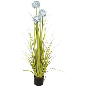 EUROPALMS Blå Allium Kunstplante - 120cm - Dekorativ Blomstergras EUROPALMS Blå Allium Kunstplante - 120cm - Dekorativ Blomstergras