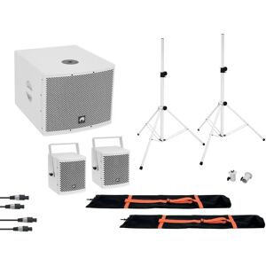 Omnitronic Molly 2.1 Aktiv PA-Lydanlegg - Hvit Omnitronic Molly 2.1 Aktiv PA-Lydanlegg - Hvit