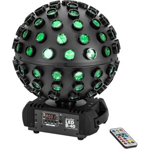 Eurolite B-40 LED Mirror Ball Effect - LED Effect Light - Multicolor Eurolite B-40 LED Mirror Ball Effect - LED Effect Light - Multicolor