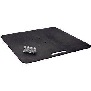 Alutruss BP-40MS 80x80 Sort - Bundplade til mobil brug Alutruss BP-40MS 80x80 Sort - Bundplade til mobil brug