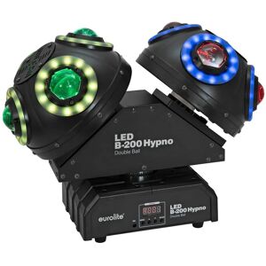 Eurolite LED B-200 Hypno Dobbel Kule Stråleeffekt - RGBW - LED Effekt Eurolite LED B-200 Hypno Dobbel Kule Stråleeffekt - RGBW - LED Effekt