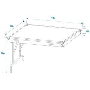 Roadinger WDS-2 Universal skuffekasse - Tøff oppbevaringsløsning Roadinger WDS-2 Universal skuffekasse - Tøff oppbevaringsløsning