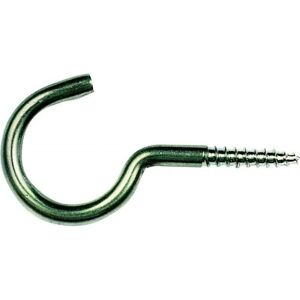 Hermann Lohmann Modelo 015.01.05000.5015 Gancio de cuerdas de acero inoxidable blanco - Gancio de cuerda Hermann Lohmann Modelo 015.01.05000.5015 Gancio de cuerdas de acero inoxidable blanco - Gancio de cuerda