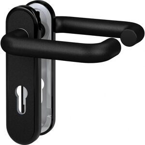BASI 7529-0200 Stalen Zwarte Ambidextrous Deurkrukenset - Deurtype BASI 7529-0200 Stalen Zwarte Ambidextrous Deurkrukenset - Deurtype