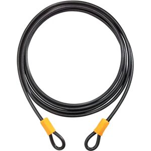 Serratura a cavo di acciaio OnGuard Mens Akita - Nero/Giallo - Lucchetto per bicicletta Serratura a cavo di acciaio OnGuard Mens Akita - Nero/Giallo - Lucchetto per bicicletta