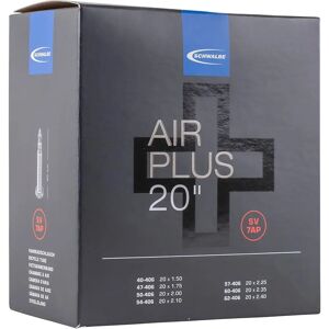 Wewnątrzni tube Schwalbe Air Plus - 20" Czarny - Odporność na przebicia - Zawór Presta 40mm Wewnątrzni tube Schwalbe Air Plus - 20" Czarny - Odporność na przebicia - Zawór Presta 40mm