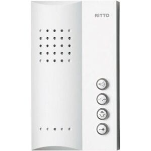 Accessoire Interphone Blanc Ritto 1713270 - Compatible TwinBus - Publicité Accessoire Interphone Blanc Ritto 1713270 - Compatible TwinBus - Publicité