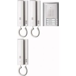 Ritto 1841320 Audio Intercom System - Intercomsysteem, Zilver, Model 1841320, 3 binnenunits, 1 buitenunit Ritto 1841320 Audio Intercom System - Intercomsysteem, Zilver, Model 1841320, 3 binnenunits, 1 buitenunit