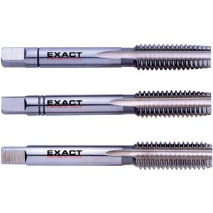 Exact M8 Hand Taps Set - DIN 352, 3 pcs Exact M8 Hand Taps Set - DIN 352, 3 pcs