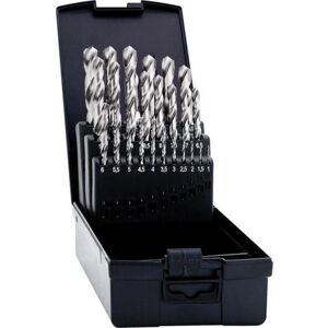 Brocas de acero rápido al cobalto Exact - 25 piezas, 1-13 mm, paso 0,5 mm - Para metal Brocas de acero rápido al cobalto Exact - 25 piezas, 1-13 mm, paso 0,5 mm - Para metal