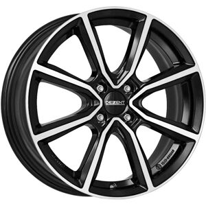 Dezent Tn Dark Alloy Wheel - 5.5x14 - Black/polished - Alloy Wheel Dezent Tn Dark Alloy Wheel - 5.5x14 - Black/polished - Alloy Wheel