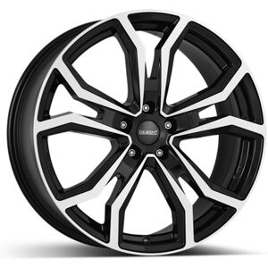 Dezent Tv Dark 8x20 5x112 Alloy Wheel - Black/polished Dezent Tv Dark 8x20 5x112 Alloy Wheel - Black/polished