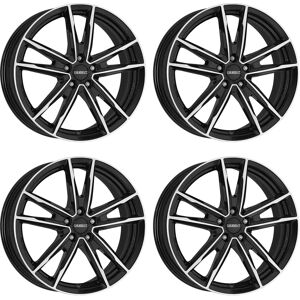 Dezent Kf Dark 8x19 5x108 Alloy Wheel - Black/polished Dezent Kf Dark 8x19 5x108 Alloy Wheel - Black/polished