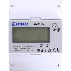 Compteur d'énergie Counttec SDM72D - Numérique, 80A, Conforme MID - Publicité Compteur d'énergie Counttec SDM72D - Numérique, 80A, Conforme MID - Publicité