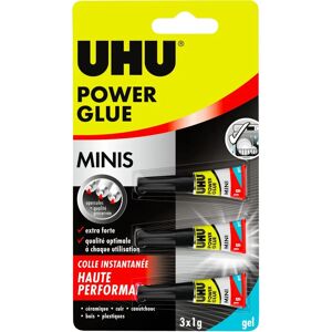 Uhu Power Glue Gel Mini - Colle Forte Rapide - Superglue - Publicité Uhu Power Glue Gel Mini - Colle Forte Rapide - Superglue - Publicité
