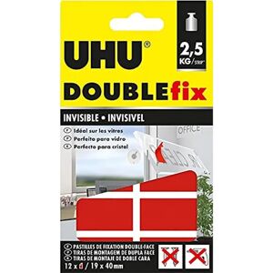 Fita dupla face UHU 36470 - Transparente, Resistente à água Fita dupla face UHU 36470 - Transparente, Resistente à água